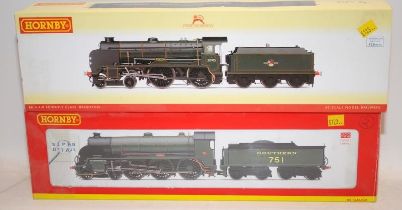 2 x Hornby OO gauge Locomotives, Class N15 Etarre ref:R2723X and BR Schools Class Brighton ref: