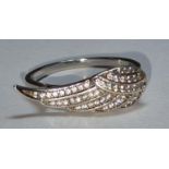 A 925 silver wing ring Size Q