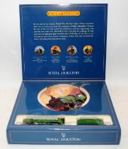 Hornby and Royal Doulton collaboration commemorative plate and OO gauge SR 4-4-0 Tonbridge Schools