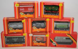 A collection of Hornby OO gauge goods wagons. 8 in lot, all boxed