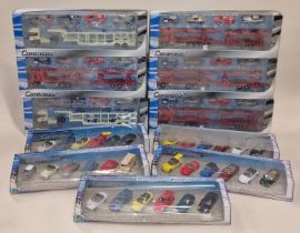 Cararama group of boxed die cast car sets, boxes are dusty (11).
