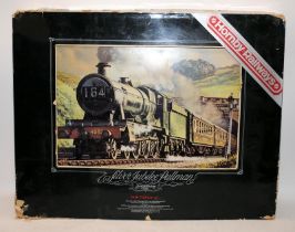 Hornby OO gauge Silver Jubilee Pullman Electric Train Set ref:R687. Some track and trackside