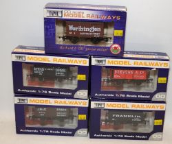 Dapol OO gauge goods wagons. 5 in lot, all boxed