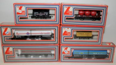 Lima HO/OO gauge goods wagons x 6. All boxed