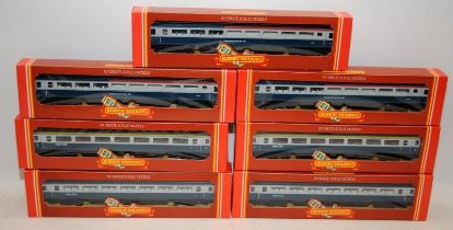 Hornby OO gauge BR Inter-City coaches x 7. R425, R426 and R427. 7 in lot, all boxed