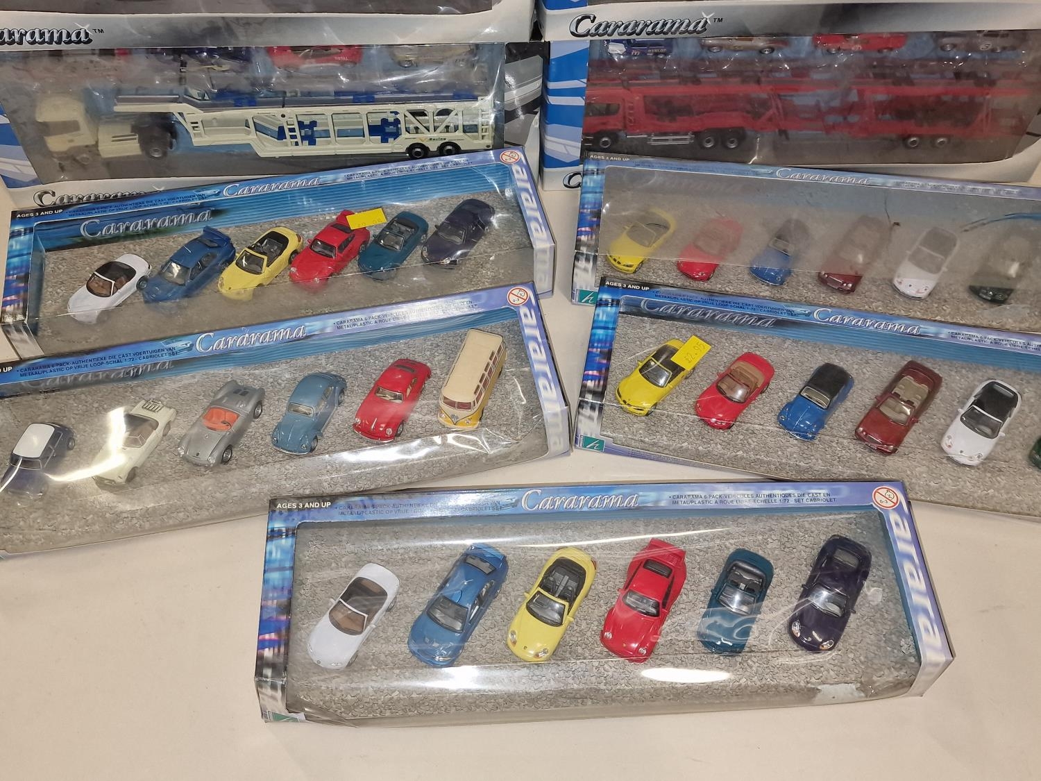 Cararama group of boxed die cast car sets, boxes are dusty (11). - Image 4 of 4