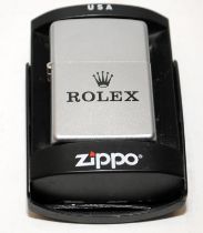 Rolex branded zippo lighter in unused condition