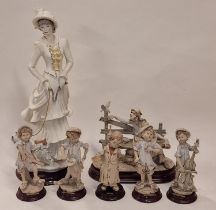 7 x Giuseppe Armani 'Florence' figurines.