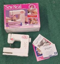 Tomy vintage boxed Hobby Time "Sew Real" children's sewing machine.