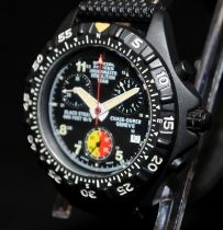 Chase Durer Special Forces Underwater Demolition Team quartz chronograph. 45mm across including