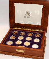 Superbly presented Royal Mint Queen Elizabeth II Golden Jubilee Coin Collection. 24 Sterling