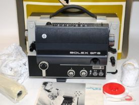 Vintage Bolex SP 8 Super 8 Sound Projector in excellent cosmetic condition in original (tatty) box