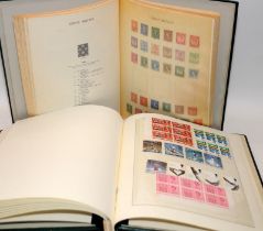2 x GB Stamp albums containing a good selection of QEII and Pre QEII stamps including early and high