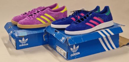 Two pairs of Adidas size 10 boxed trainers BNWT to include Adidas Stadt FV1215 and Adidas Handball