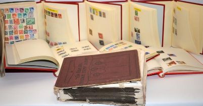 Quantity of Stamp albums from around the world. Part of a large single owner collection. Includes