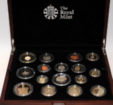 Royal Mint 2013 United Kingdom Premium Proof Coin Set in wooden presentation case with certificate
