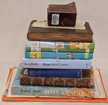 A collection of vintage childrens and other books and ephemera.