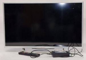 Sony Bravia 32" LED television with power supply and remote control model no KDL-32W706B