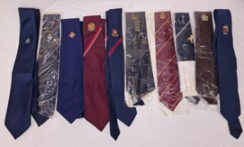 A collection of vintage football related ties to include Liverpool, Ipswich Town (Wembley 1975)
