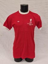 Liverpool FC 1974 FA Cup Final football shirt. 20" pit to pit. Of the period, not a later