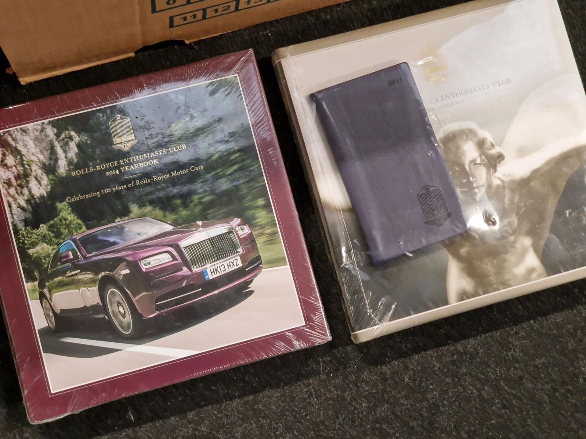 Two boxes of vintage and modern mainly car related books to include some sealed Rolls Royce - Image 4 of 4