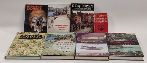 Collection of local history related books to include many WW2 interest and a Poole Pottery book (8).