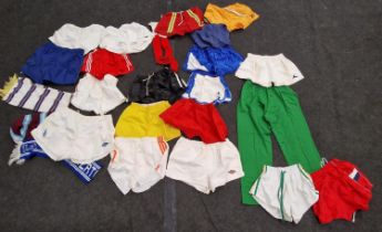 Very large collection of 1970's- '80's football shorts, various clubs. Lot also includes vintage