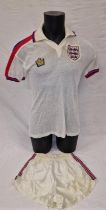 England Football mid 1970's Admiral lightweight Airtex football jersey size 38"-40". Married with