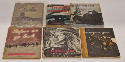 A collection of 6 WW2 magazines to include a rare Nazi German holiday brochure of the channel