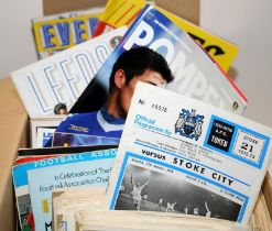 Large collection of vintage football programmes dating back to the 1960's. Mostly Leeds Utd but some