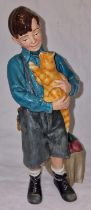 A Royal Doulton HN3299/2159 " welcome home" boy evacuee figure.