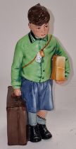 A Royal Doulton HN3202/5227 ''The boy evacuee'' figure.