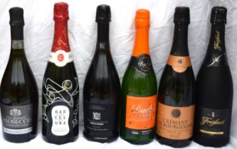 6 bottles mixed sparkling wines