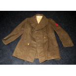 WWII era French Army greatcoat. Paulhan & Fils Montpellier. With Bombadier shoulder flash