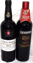 Taylors vintage 2013 together with another bottle of Port
