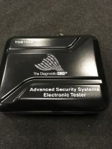 TDB1000 Advance security systems electronic tester with case and leads. (12)