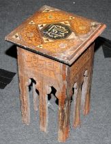 Antique Moorish table 45x28x28cm.