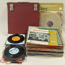Collection of various LP records and singles. Rock, Pop and easy listening to include Elvis Presley,