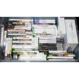 A large collection of computer games. Playstation, X-Box etc