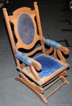 A vintage American style rocking chair.