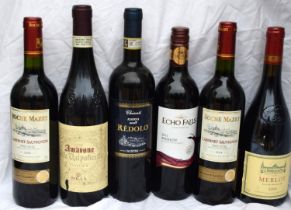 6 bottles mixed Red wine