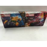 Two Marvel Lego sets Baby rockets set 76254 and miles morales vs morbius. (76244) (11)