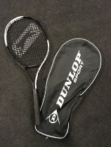 A Slazenger tennis racket in black and white case (37)