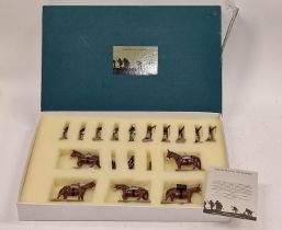 Frontline Figures boxed set British Mountain Gun Team to include 5 Mules & 5 Muleteers limited