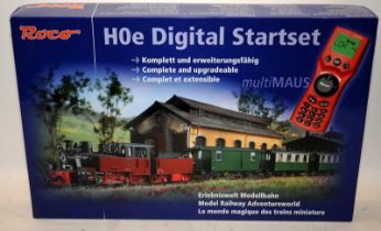 Roco HOe gauge model trains digital starter set ref:31021. Complete and boxed