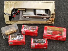 Box of mixed modern die cast cars.