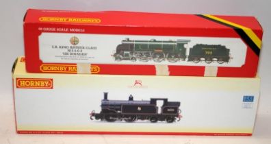 Hornby OO gauge R154 SR Loco Sir Dinadan c/w R2504 Class M7 Locomotive. Both boxed