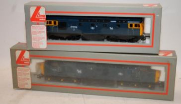 Lima OO gauge Class 27 Diesel Locomotive ref:205252A1 c/w Class 37 Locomotive ref:205288A1. Both