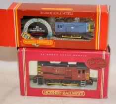 Hornby OO gauge BR Class 08 Shunter ref:R2123 c/w Class 08 Shunter ref:R780. Both boxed (boxes