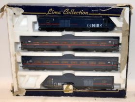 Lima OO gauge GNER HST The Great Racer Train Pack ref:L149872. Box is tatty and incomplete